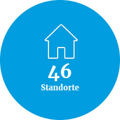 Anzahl unserer Standorte: 46 Anzahl unserer Standorte: 46